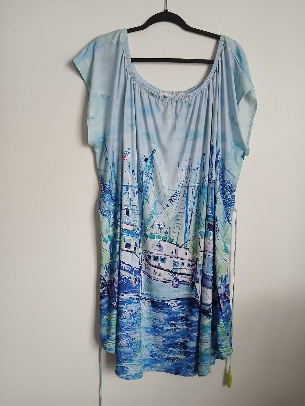 Leoma Lovegrove Dress Size XLP Tassle Tie Waist